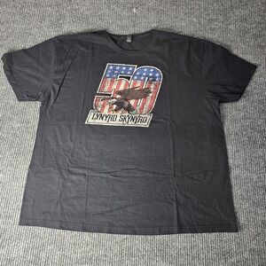 Lynyrd Skynyrd Shirt Mens 3XL Black 50 Years Tour 2023 Graphic Band Tee USA